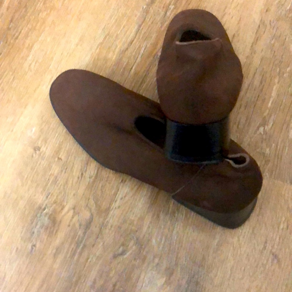 Arche Comfort Heels Slip On Shoes Brown Made in France Size 37